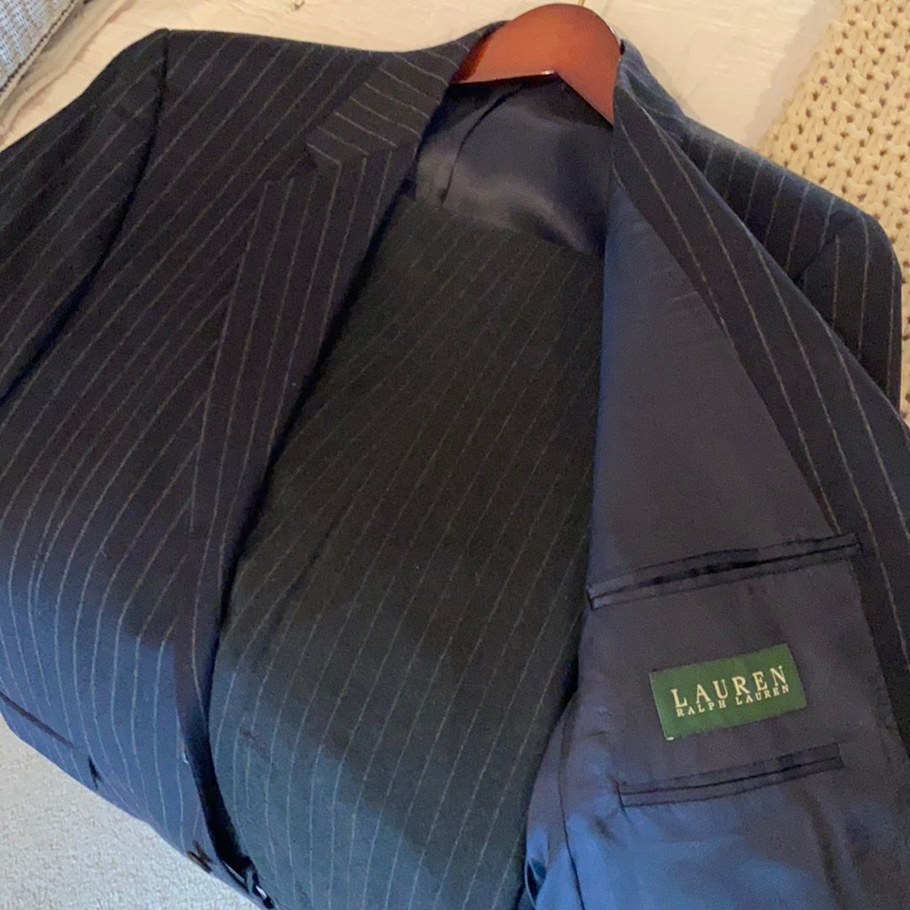 Men’s wool pinstripe